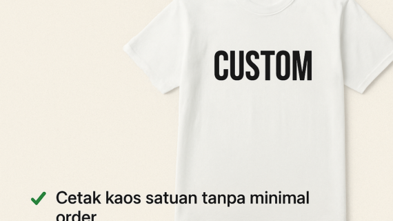 Bikin Kaos Custom Satuan? Bisa Banget di Bodhiland!